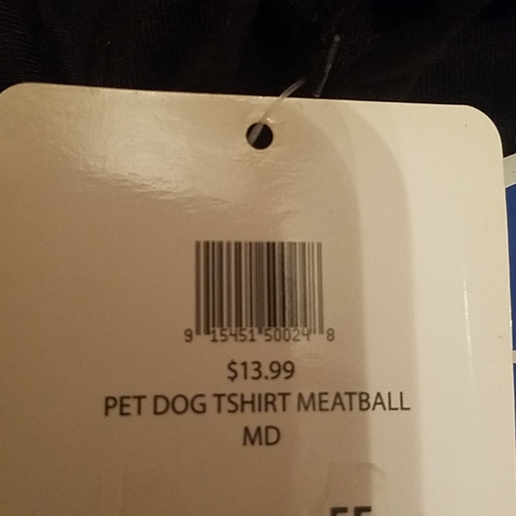 Dog NASA tee size Med BLACK - Picture 3 of 3